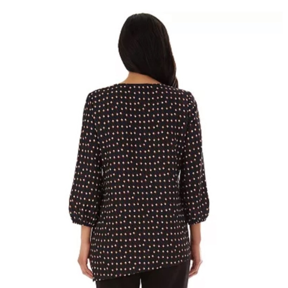 Apt.9 Bubble Crepe Top. Size L - Picture 2 of 5